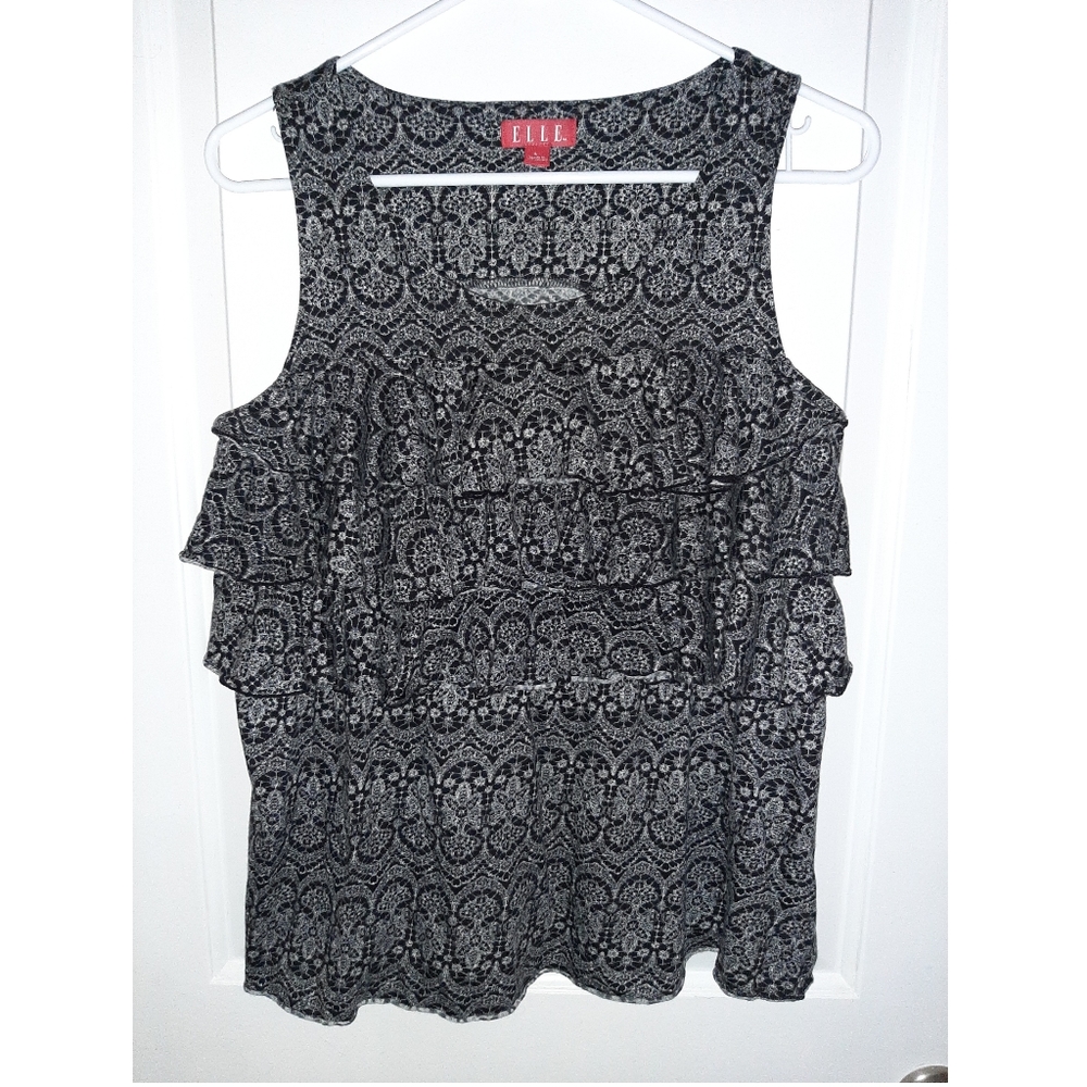 Ruffle tank top